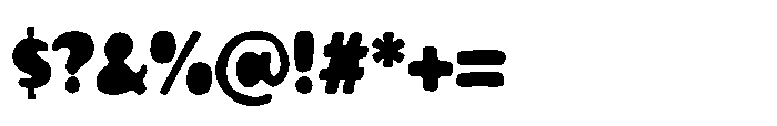 Funky Things Font OTHER CHARS