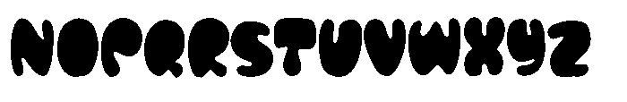 Funky Things Font UPPERCASE