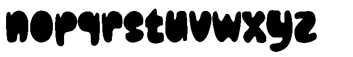 Funky Things Font LOWERCASE