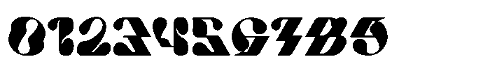 Funky Warp Font OTHER CHARS