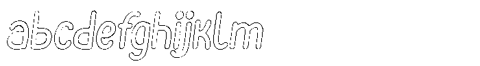 Funmania Land Brush Outline Italic FONT