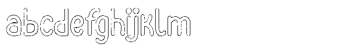 Funmania Land Brush Outline FONT