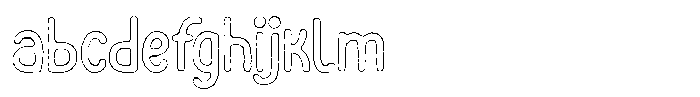 Funmania Land Cut Outline FONT