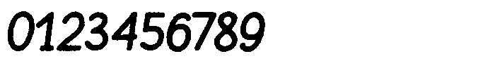 Funmania Land Eroded Italic Font OTHER CHARS