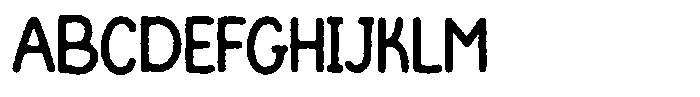 Funmania Land Eroded Font UPPERCASE