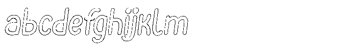 Funmania Land Grit Outline Italic FONT