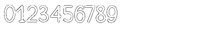 Funmania Land Grit Outline Font OTHER CHARS