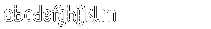 Funmania Land Grit Outline FONT
