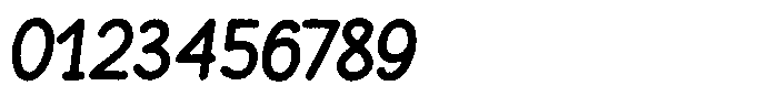Funmania Land Ink Italic Font OTHER CHARS