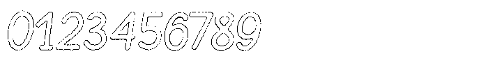 Funmania Land Ink Outline Italic Font OTHER CHARS
