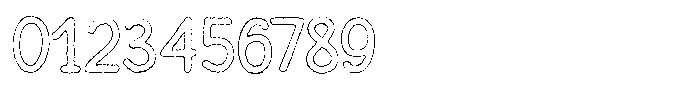 Funmania Land Ink Outline Font OTHER CHARS