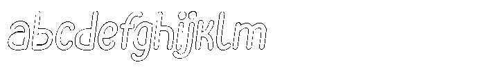 Funmania Land Outline Italic FONT
