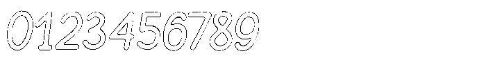 Funmania Land Rough Outline Italic Font OTHER CHARS