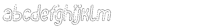 Funmania Land Rust Outline Italic FONT