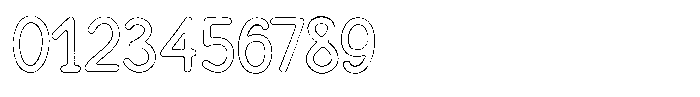 Funmania Land Rust Outline Font OTHER CHARS