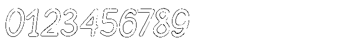 Funmania Land Scratch Outline Italic Font OTHER CHARS
