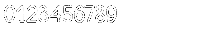 Funmania Land Scratch Outline Font OTHER CHARS