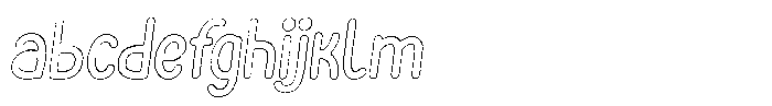 Funmania Land Worn Outline Italic FONT