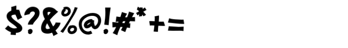 Funny Boom Font OTHER CHARS