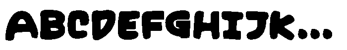 Funny Uncle Font UPPERCASE