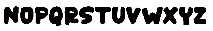 Funny Uncle Font UPPERCASE