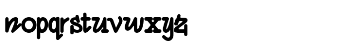 Funtique Typeface Black Font LOWERCASE