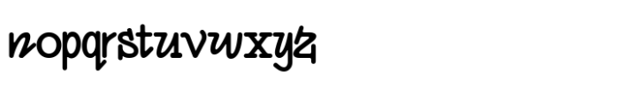 Funtique Typeface Bold Font LOWERCASE