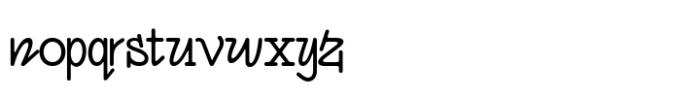 Funtique Typeface Medium Font LOWERCASE