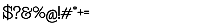 Funtique Typeface Semi Bold Font OTHER CHARS