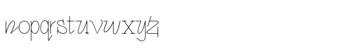 Funtique Typeface Thin Font LOWERCASE