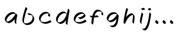 Funtrude Regular Basic Font LOWERCASE