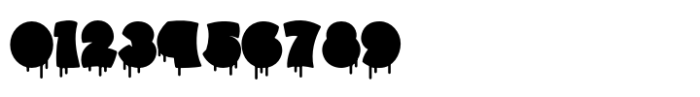 Funzino Paint-Dripping Font OTHER CHARS
