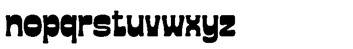 Funzo Regular Font LOWERCASE