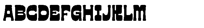 Funzo Rough Font UPPERCASE
