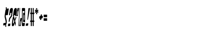 Furbo Condensed High Turbo Font OTHER CHARS