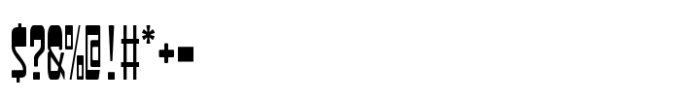 Furbo Condensed High Font OTHER CHARS