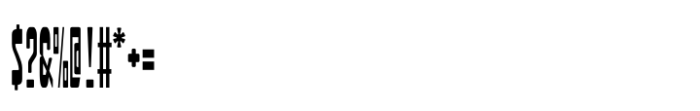Furbo Condensed Font OTHER CHARS