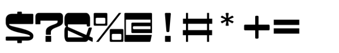 Furbo Expanded High Font OTHER CHARS
