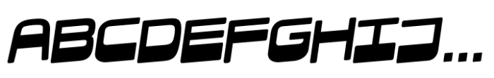 Furbo Expanded Low Turbo Font UPPERCASE