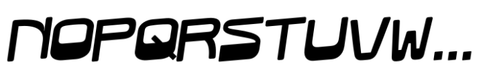 Furbo Expanded Low Turbo Font UPPERCASE