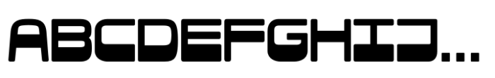 Furbo Expanded Low Font UPPERCASE