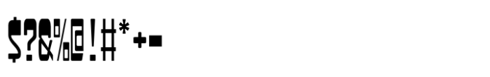 Furbo Narrow High Font OTHER CHARS