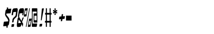 Furbo Narrow Turbo Font OTHER CHARS