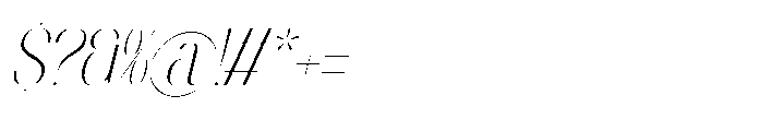 Furigale Italic Font OTHER CHARS