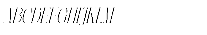 Furigale Italic Font UPPERCASE