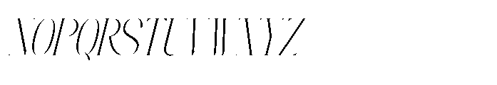 Furigale Italic Font UPPERCASE