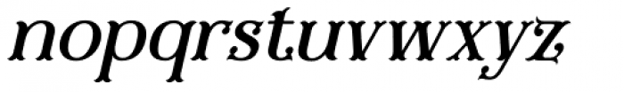 Furius Regular Italic Font LOWERCASE