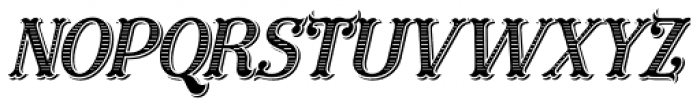 Furius Title Italic Font UPPERCASE