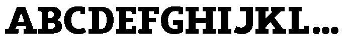 Furonto Black Font UPPERCASE