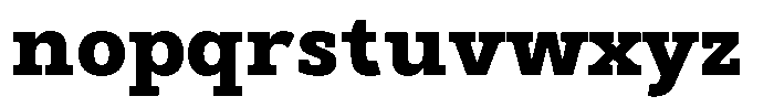 Furonto Black Font LOWERCASE